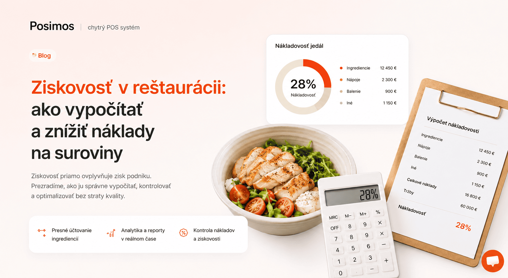 Food cost v reštaurácii: kompletný sprievodca výpočtom a znižovaním nákladovosti jedál