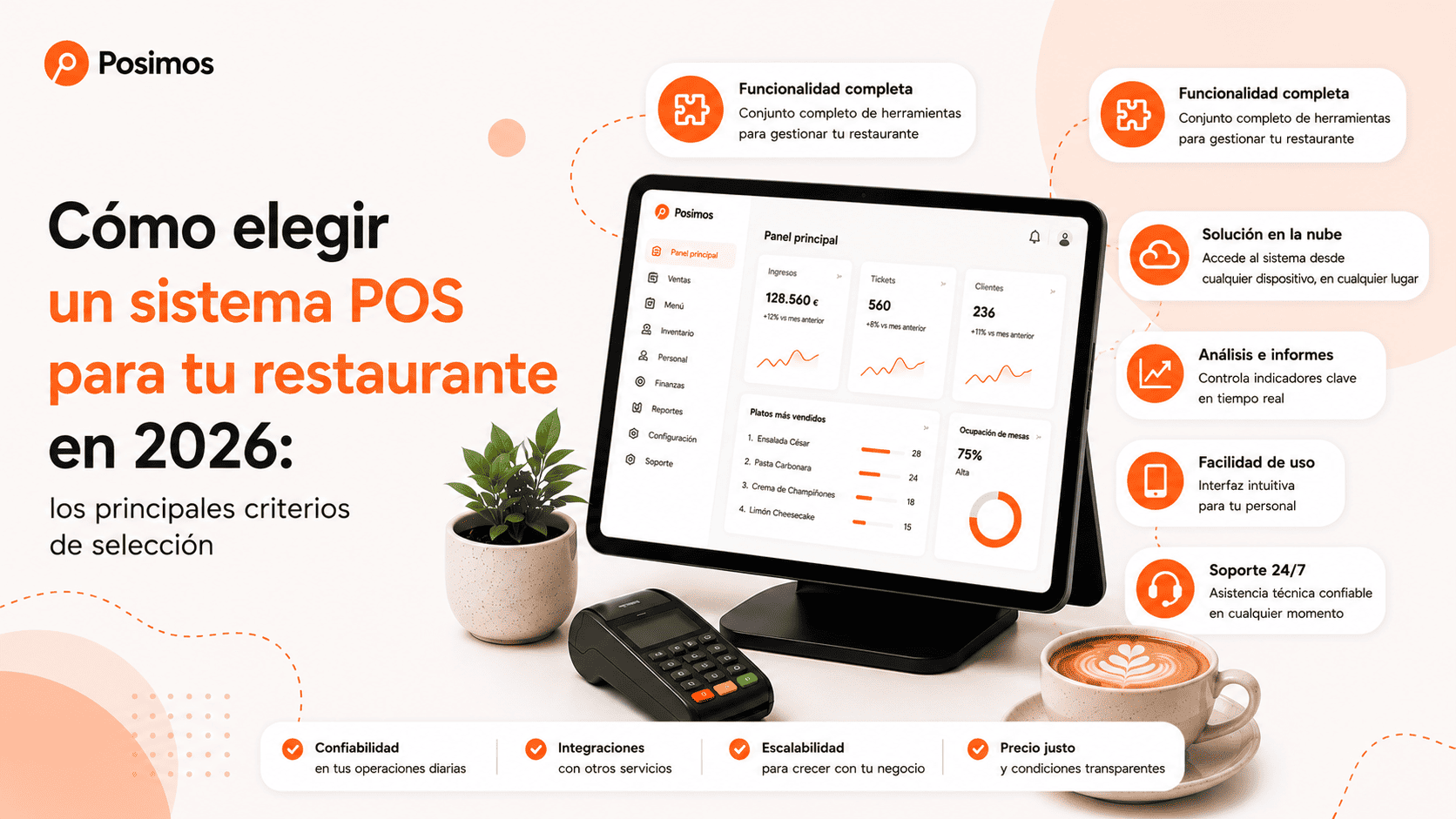 Cómo elegir un sistema POS para un restaurante en 2026: los criterios más importantes