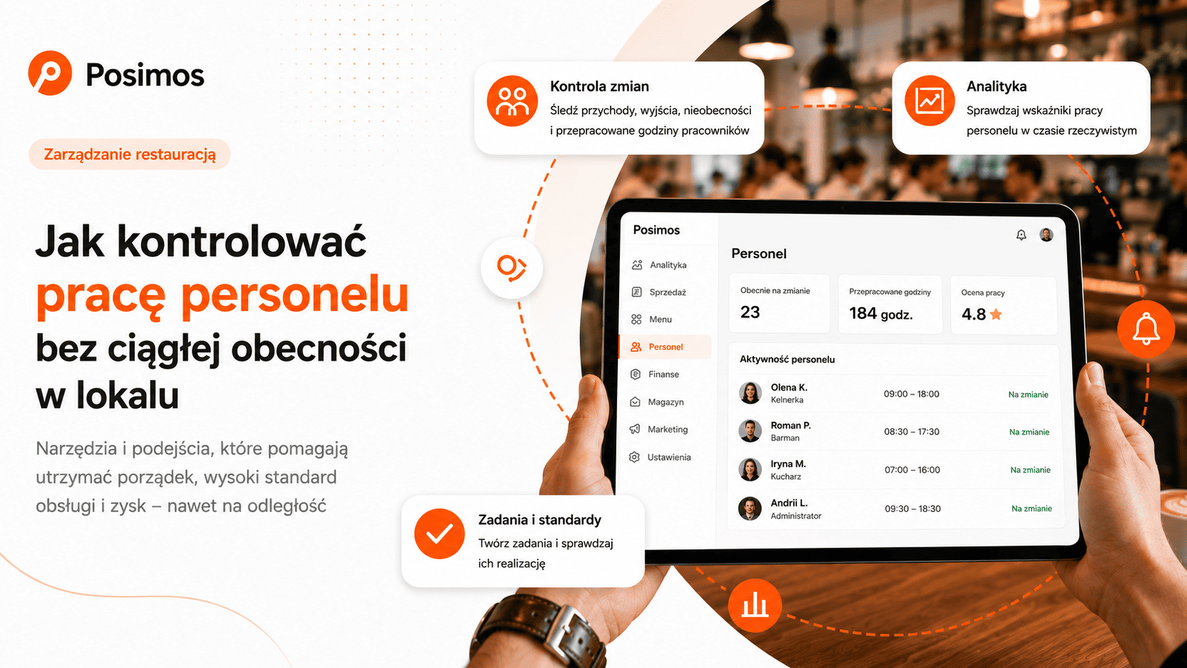  Jak kontrolować pracę personelu bez ciągłej obecności w lokalu