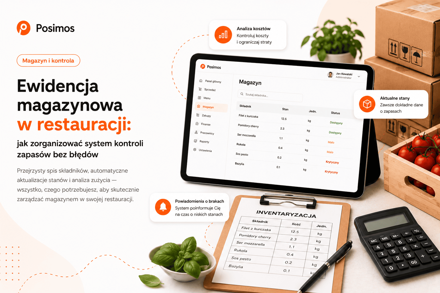 Gospodarka magazynowa w restauracji: jak zorganizować skuteczny system kontroli zapasów