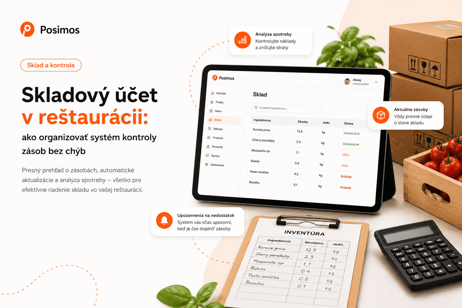 Skladové hospodárstvo v reštaurácii: ako nastaviť systém kontroly zásob bez chýb