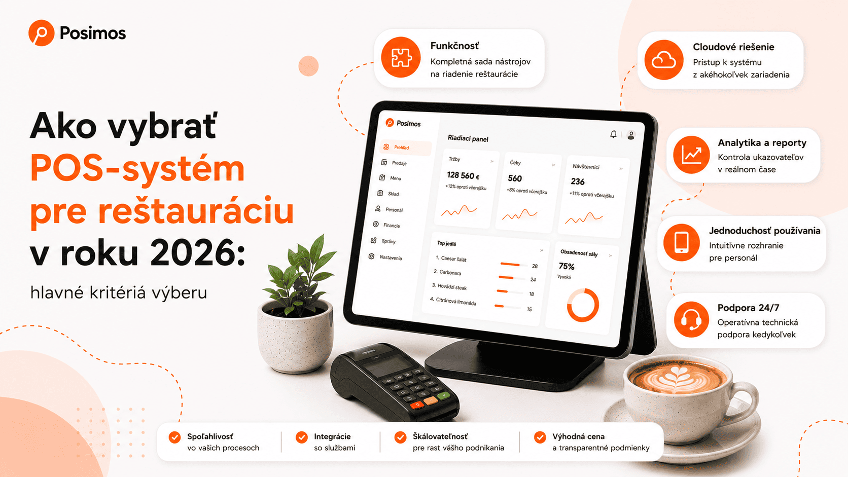  Ako vybrať POS systém pre reštauráciu v roku 2026: hlavné kritériá výberu