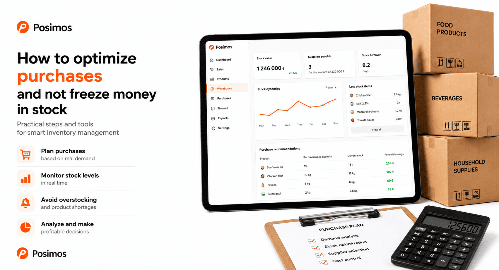 How to optimize restaurant purchasing and avoid tying up money in Inventory