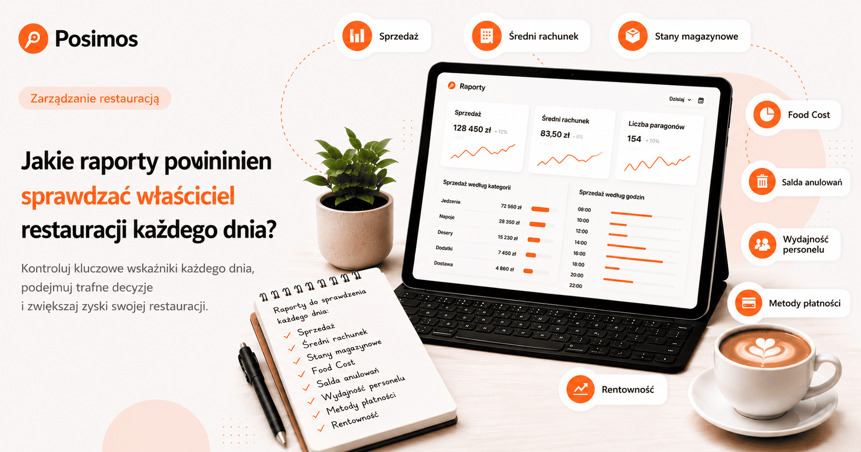 Jakie raporty właściciel restauracji powinien sprawdzać każdego dnia?