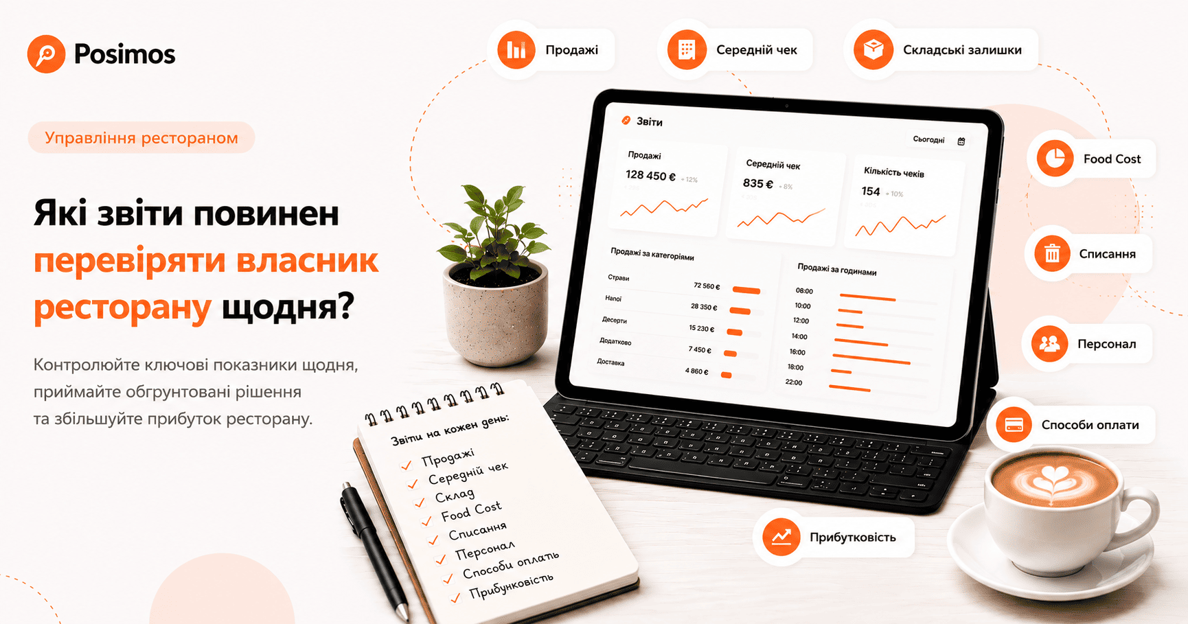 Які звіти повинен перевіряти власник ресторану щодня