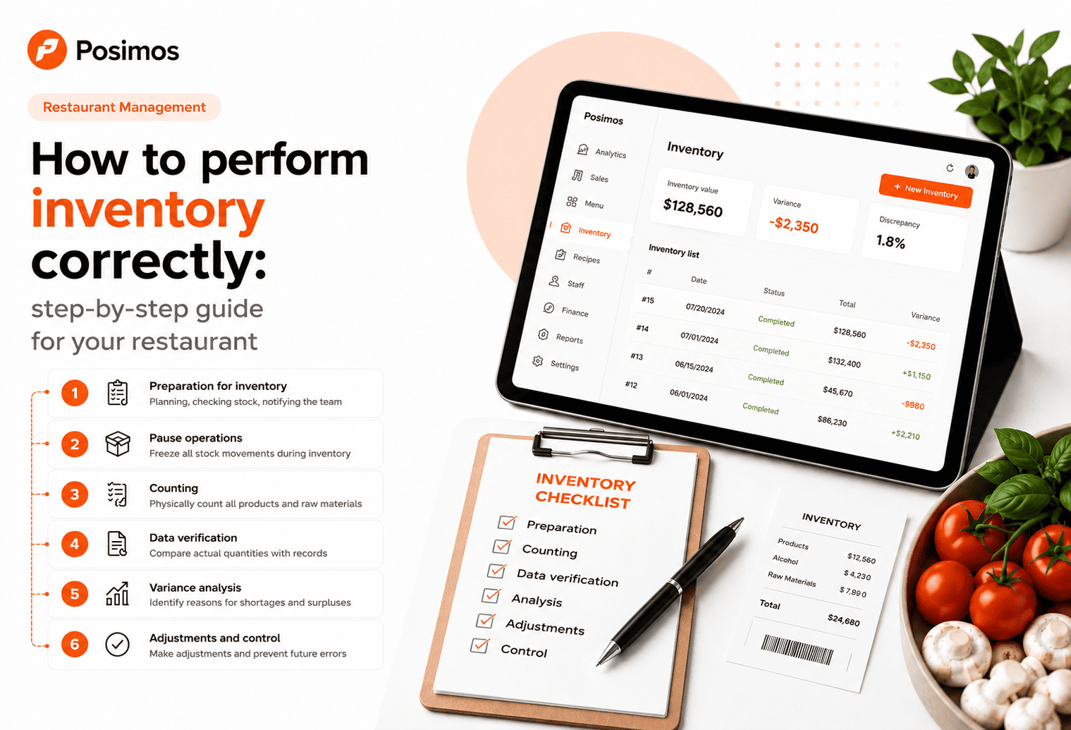 How to conduct restaurant inventory correctly: a step-by-step Guide